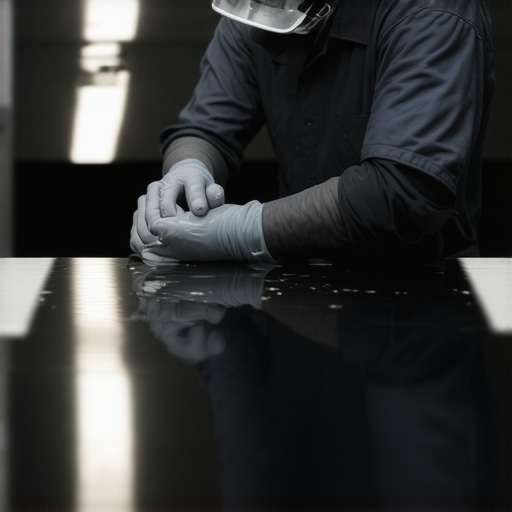 Technician expertly applying resin to repair a windshield chip with modern tools
