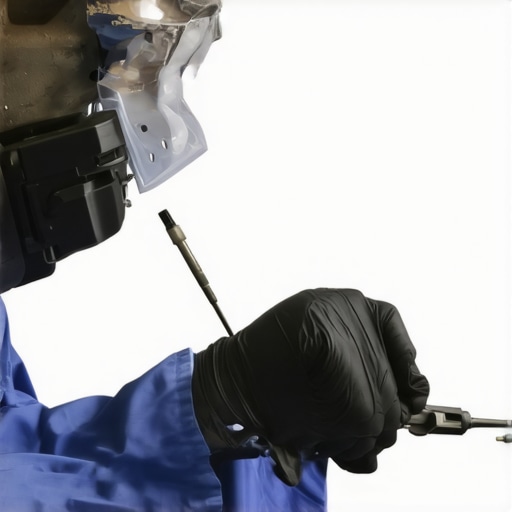 Technician applying high-tech resin injection for durable mobile glass repair