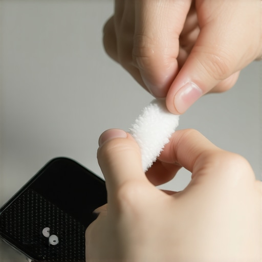 How to clean a phone speaker without compressed air