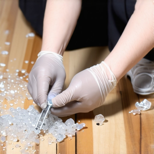 How to keep glass shards out of your fingers after a drop
