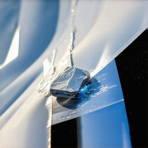 How to stop a rock chip from spreading using clear tape