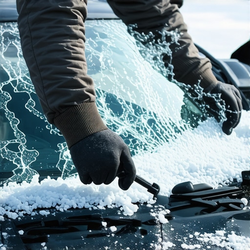 How to stop a windshield crack from spreading in the cold