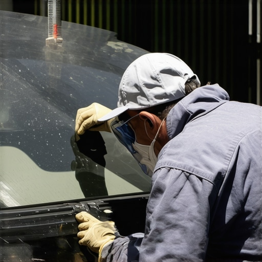 The best temperature for curing windshield resin