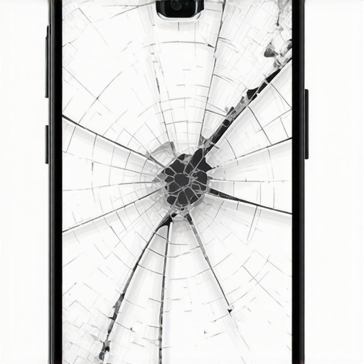 The danger of a cracked back glass on a modern phone