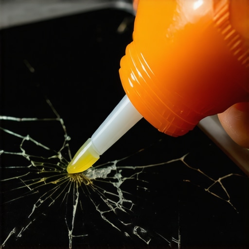The danger of using super glue on a cracked screen