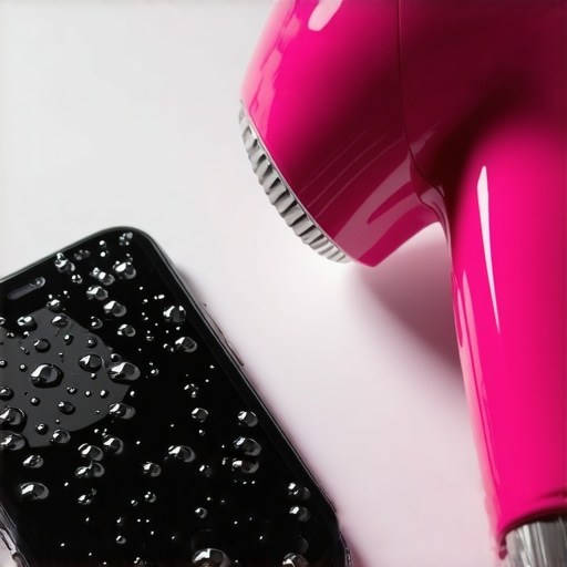 The risk of using a hair dryer on a wet smartphone