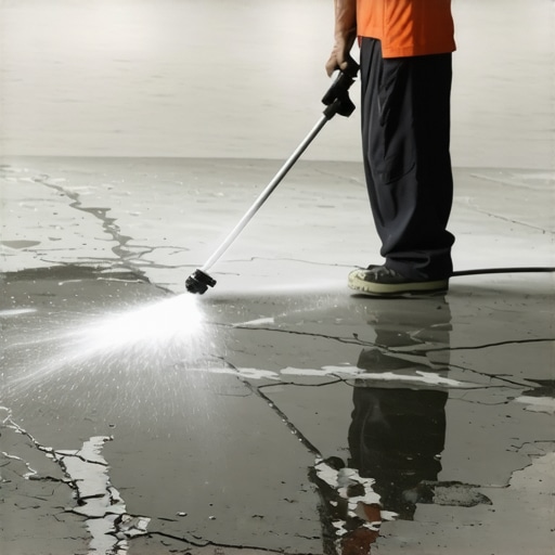 Why you should never use a pressure washer near a fresh seal