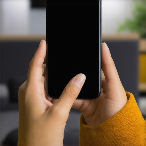 Why your device stays black even though it vibrates
