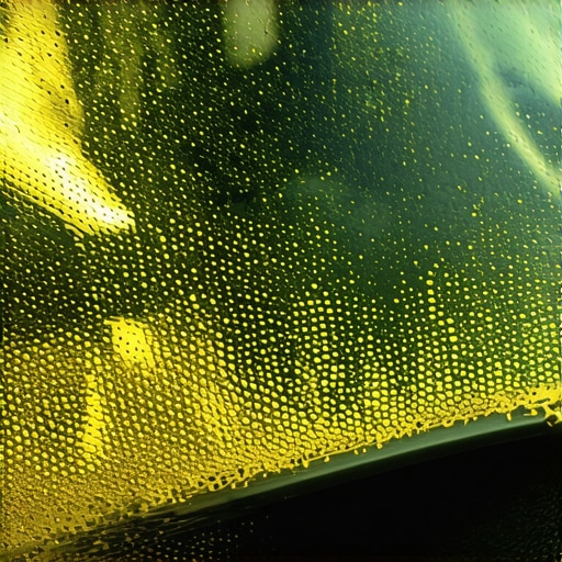 Why your windshield resin looks yellow after a week