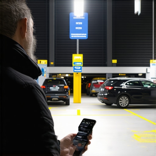 How a mobile tech works in a busy parking garage