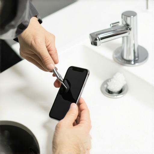 How to fix a phone that was dropped in salt water