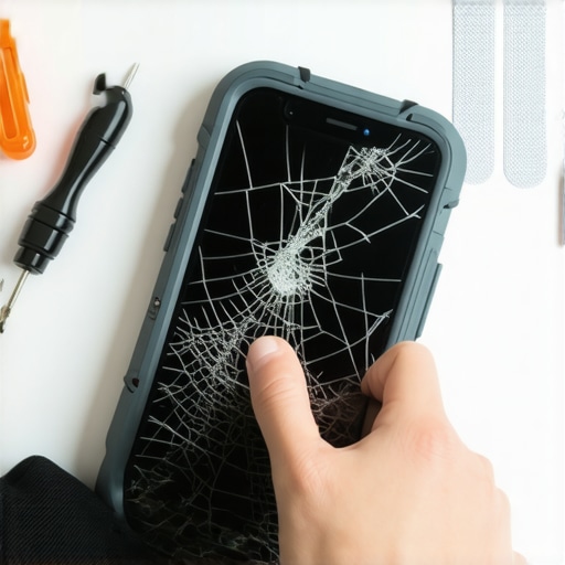 The best way to store a phone with a cracked screen safely