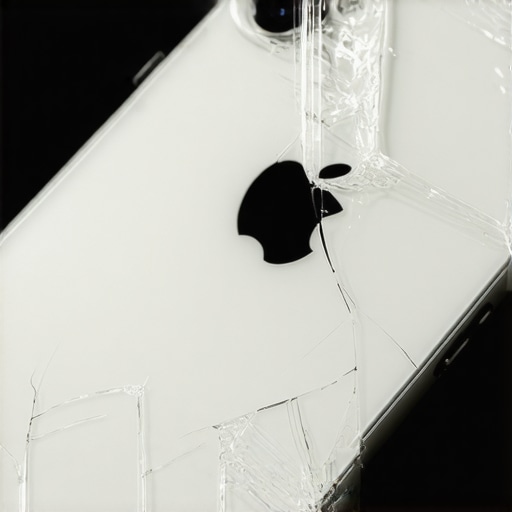 The danger of a cracked back glass on a new iPhone