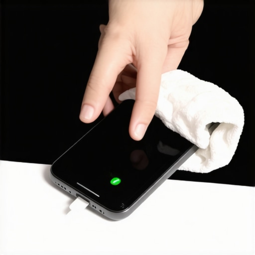 The fastest way to dry out a wet charging port