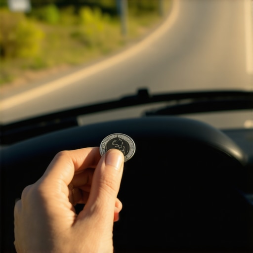 The quarter test for checking your windshield chips