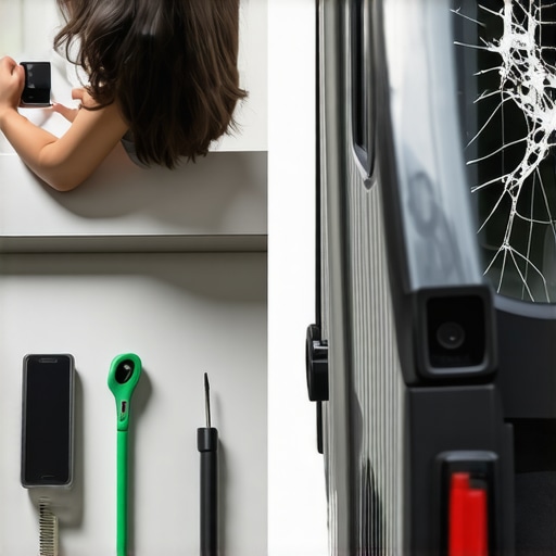 Why mobile repair is safer than driving with a spiderweb crack
