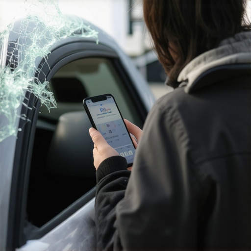 Why mobile service is safer for your cracked windshield than driving to a shop