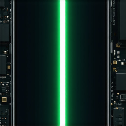 Why your phone screen has a green line running down the middle