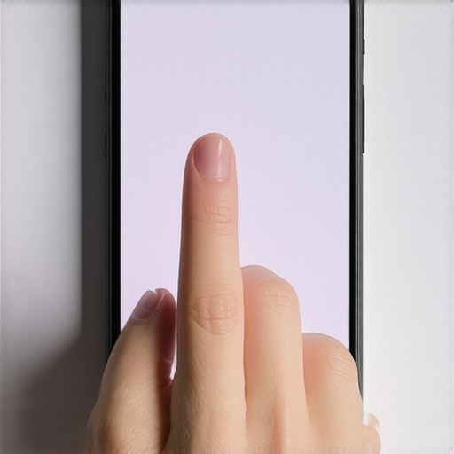 Why your touch screen ignores your fingers in the corner