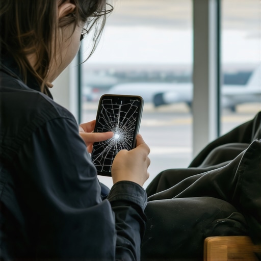 Fixing your cracked screen while you wait at the airport
