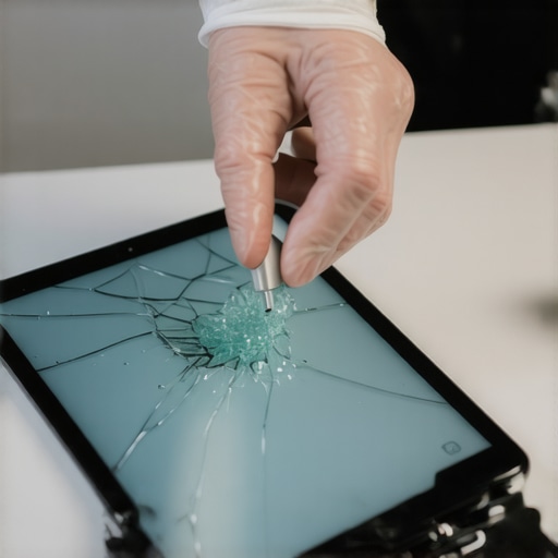 How to handle a shattered iPad screen without cutting your fingertips