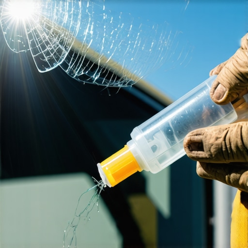How to stop a tiny windshield chip from spreading in the heat