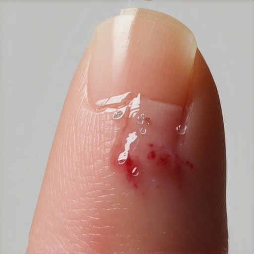 The danger of micro-glass shards in your thumb