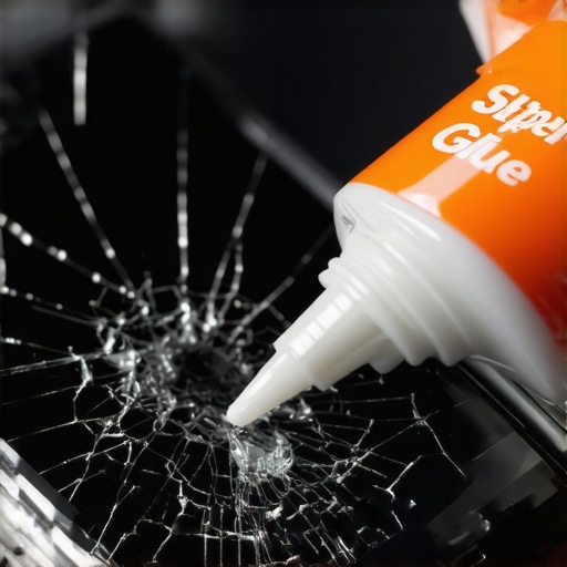 The risk of using super glue on a cracked screen