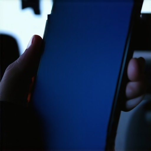 The specific reason your phone screen looks blue from an angle