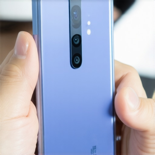 The trick to keeping dust out of a front-facing camera during a swap