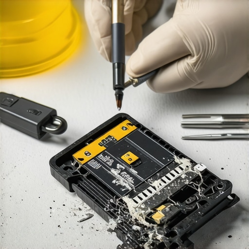 Why we never use metal tools on a cracked lithium-ion battery