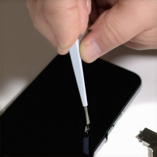 Why we use plastic spudgers instead of metal blades on your screen