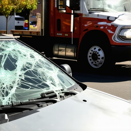 The specific reason to call a local tow truck when your windshield is severely cracked