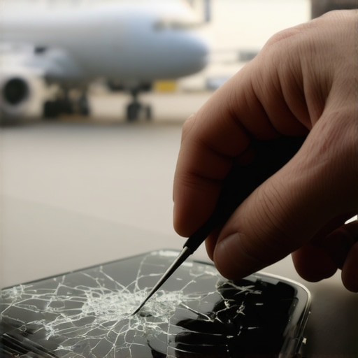 Fixing your cracked screen while you wait at the airport