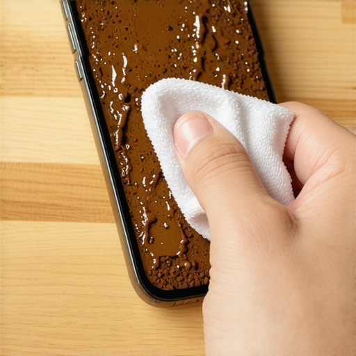 How to clean your phone after it falls in the mud