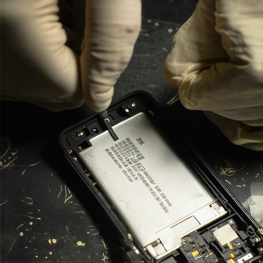 How to handle a bloated battery before it cracks the glass