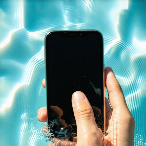 How to handle a phone that fell in a swimming pool