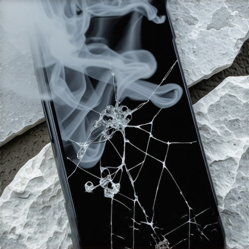 How to handle a phone that started smoking after a heavy impact