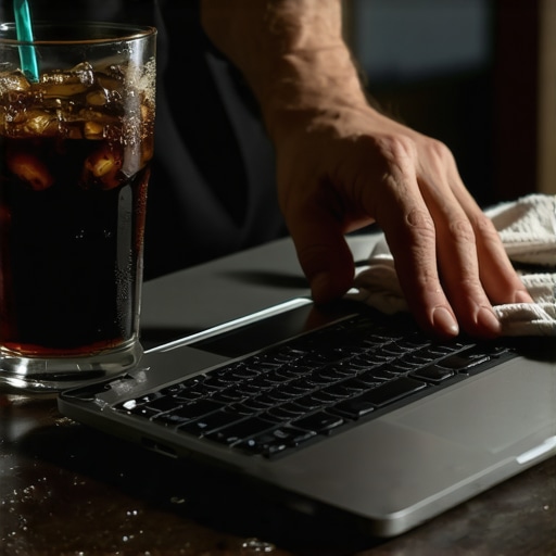 How to save a laptop after a soda spill