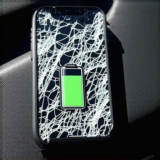 The danger of using a phone with a bulging battery in a hot car