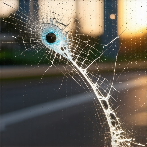 The exact moment a windshield chip becomes an unfixable crack