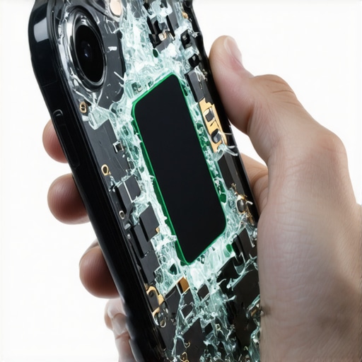 The hidden risk of using a phone with a shattered back panel