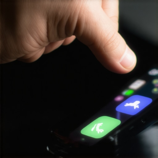The reason your phone screen flickers when you press on the bottom