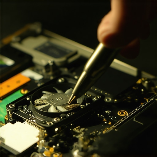 The specific way we clean a phone's internal fan for better performance
