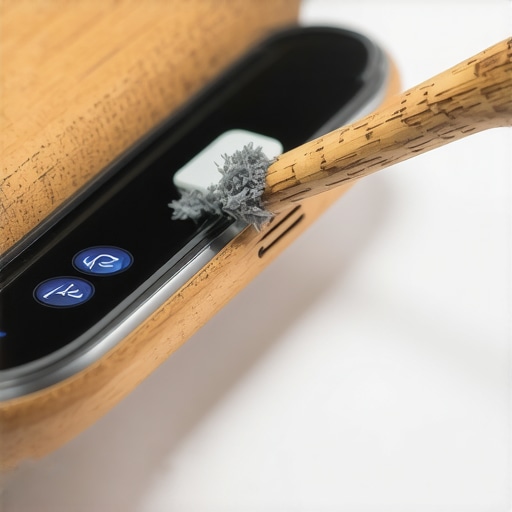 The trick to cleaning a linty charging port without damage