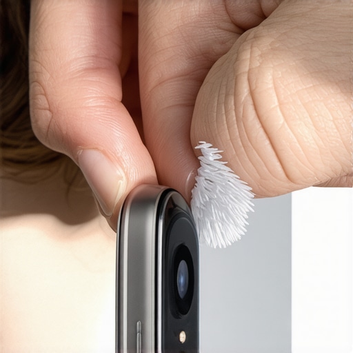 The trick to cleaning a phone's earpiece without ruining the mesh