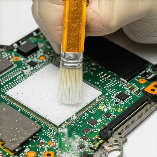 The trick to removing salt corrosion from a phone's internal parts