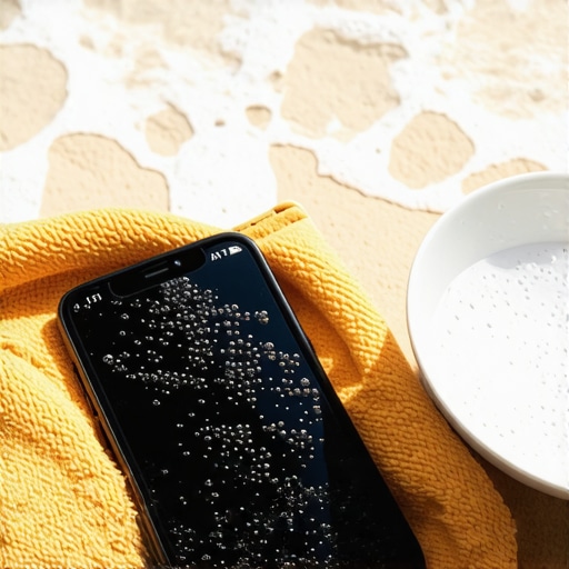 What to do when your phone falls into salt water