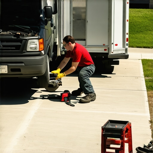 Why your mobile technician needs a flat driveway