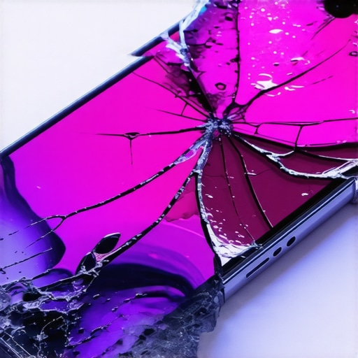 Why your phone's screen looks purple around the edges after a drop